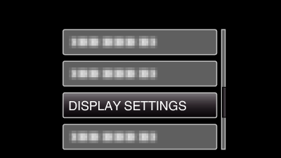 DISPLAY SETTINGS